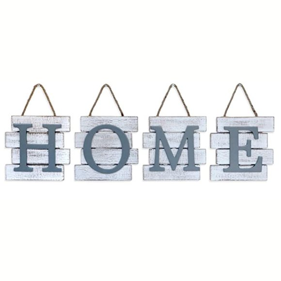 Rustic Lettered Hanging Sign